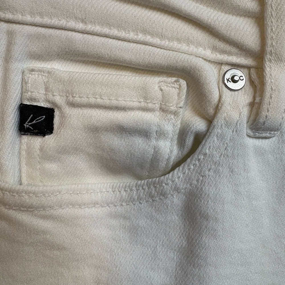 KanCan™ High Rise Double Layer Fray Hem Ankle Straight Jean 27 - Picture 6 of 8